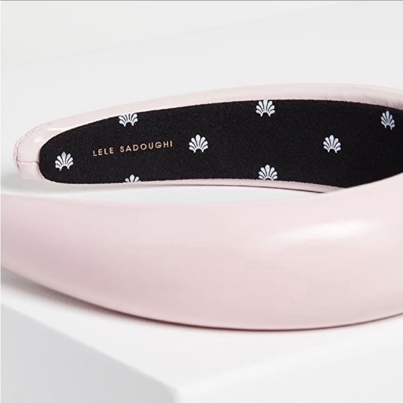 Lele Sadoughi Alice Padded Headband Light Pink Gloss - Picture 4 of 15
